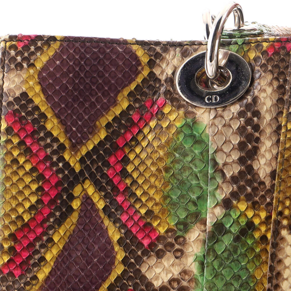Christian Dior Large Lady Dior Bag Python - Picture 6 of 6
